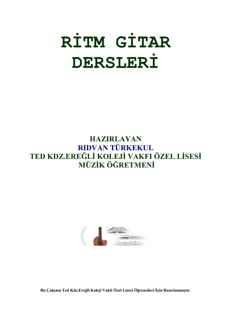 gitar dersi Kitap Kapağı