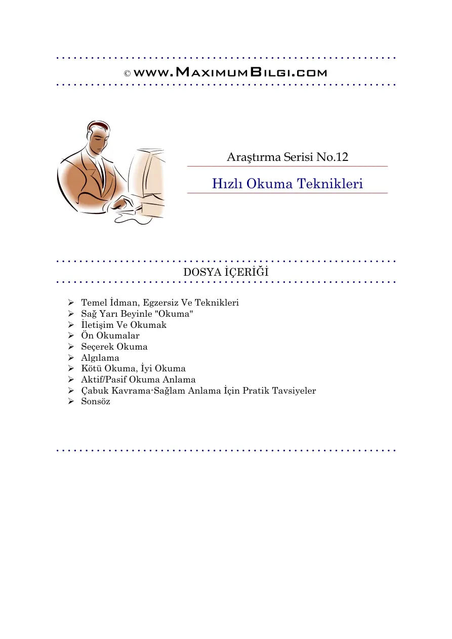 Hızlı Okuma Teknikleri PDF – Kolektif / Kişisel Gelişim