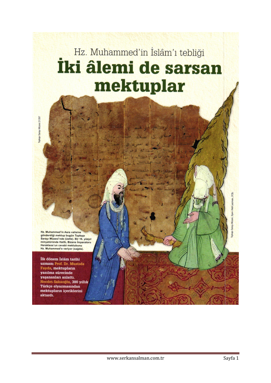 Hz. Muhammed’in İslami Tebliğ Mektupları PDF – Kolektif / İslam Tarihi