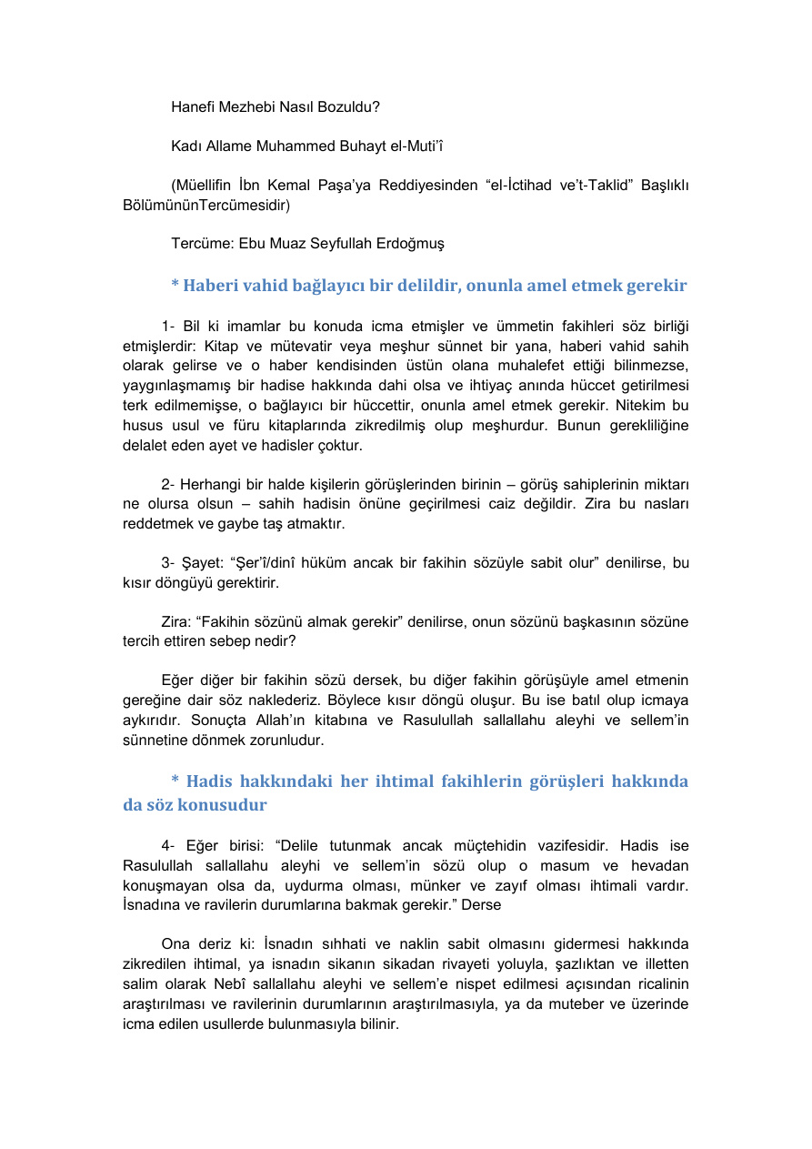 İçtihat ve Taklit PDF – Bilinmiyor / Anonim