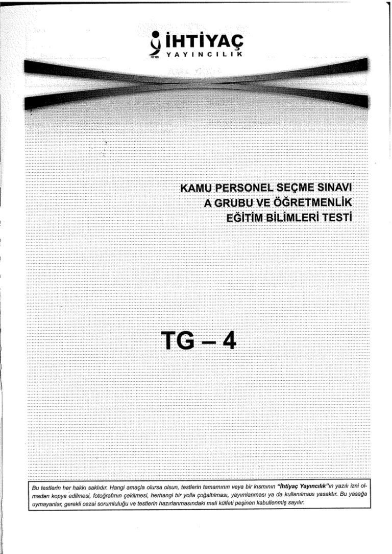 ihtiyaç 4 eb kpss Kitap Kapağı