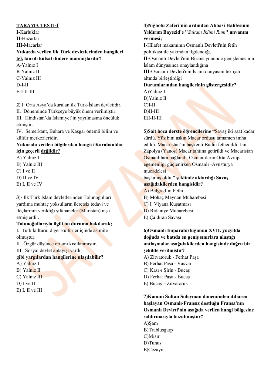 İNB KPSS Genel Yetenek Genel Kültür PDF – İNB Yayınları Komisyon