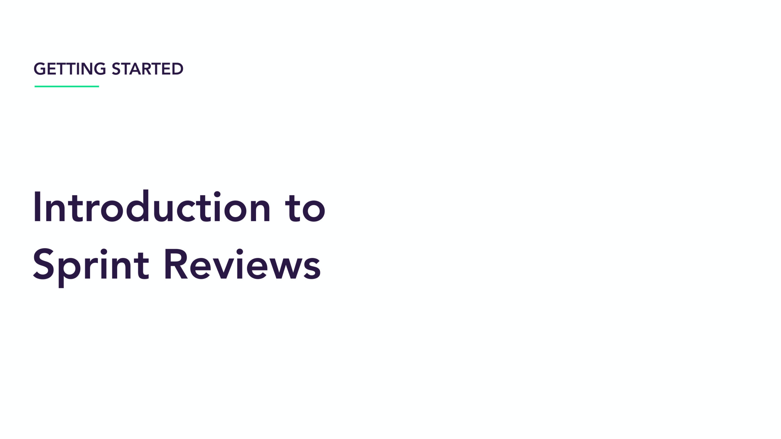 Introduction to Sprint Reviews PDF – Unknown