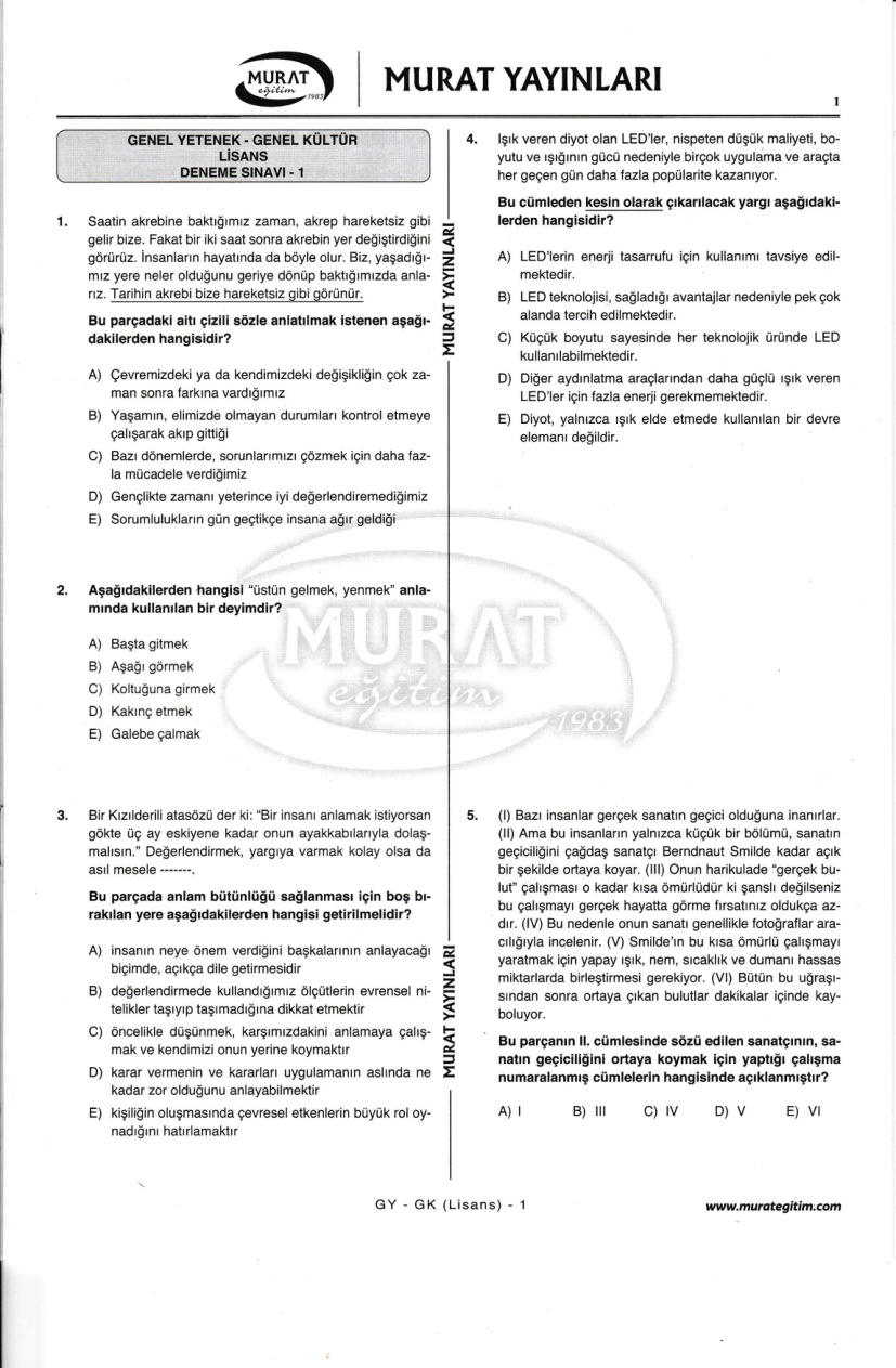 murat yayınları deneme kpss PDF – Kolektif