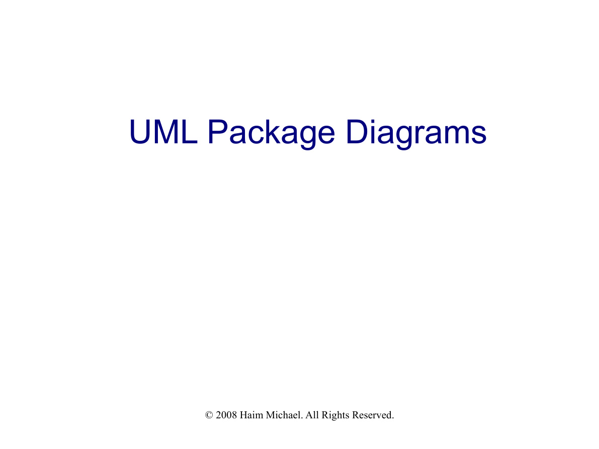 Package Diagram PDF – Unknown