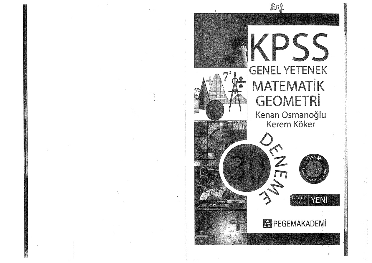 pegem2012-30MatematikDenemesi PDF – Kolektif / Pegem