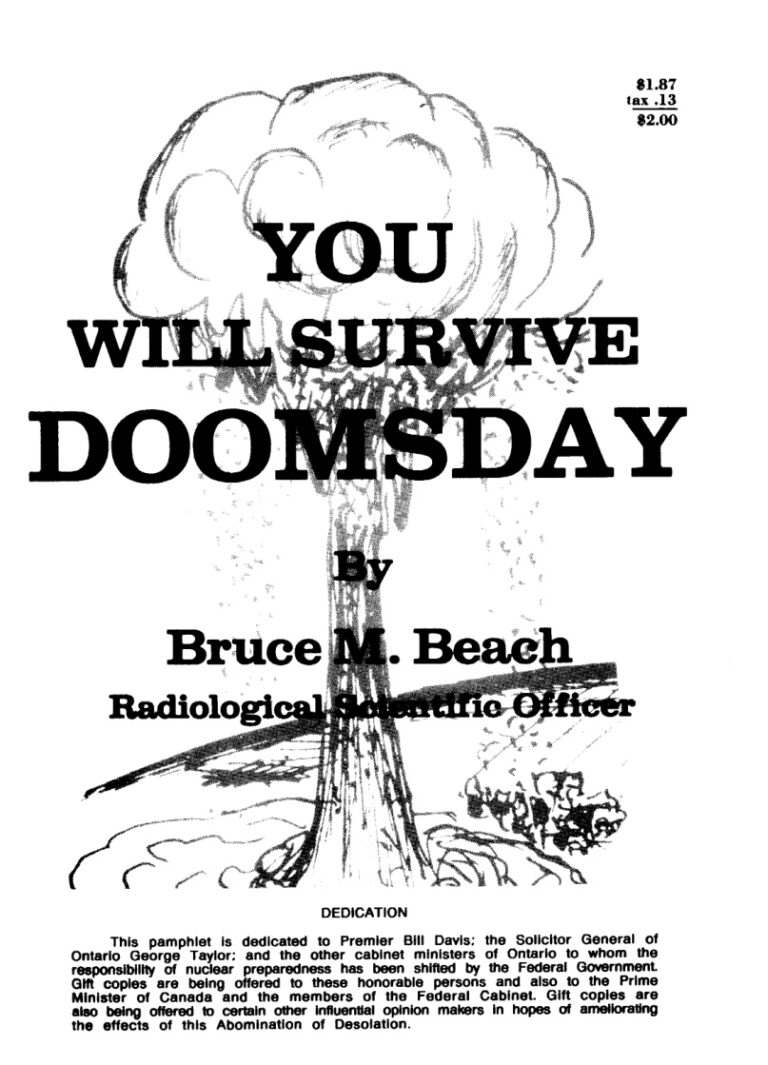 You Will Survive: Nuclear War Survival PDF - Bruce Beach 1 prepping nuclear you will survive doomsday bruce beach Kitap Kapağı