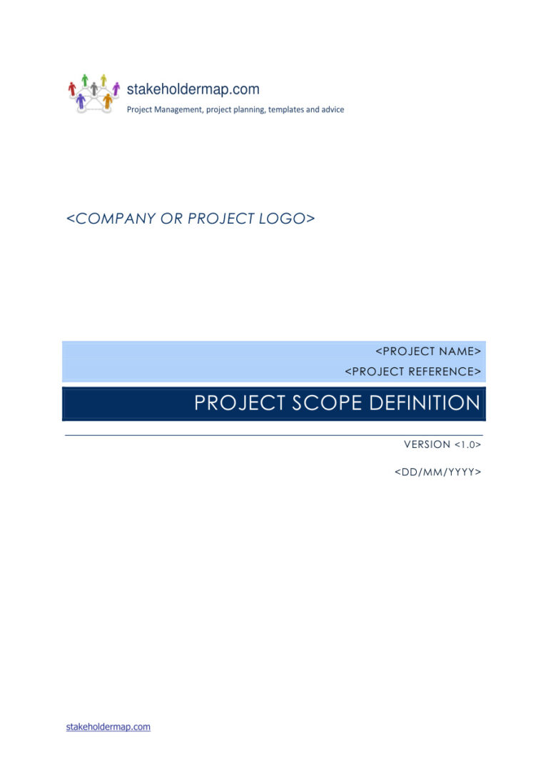 Project Scope Definition PDF - Unknown 1 project scope definition Kitap Kapağı