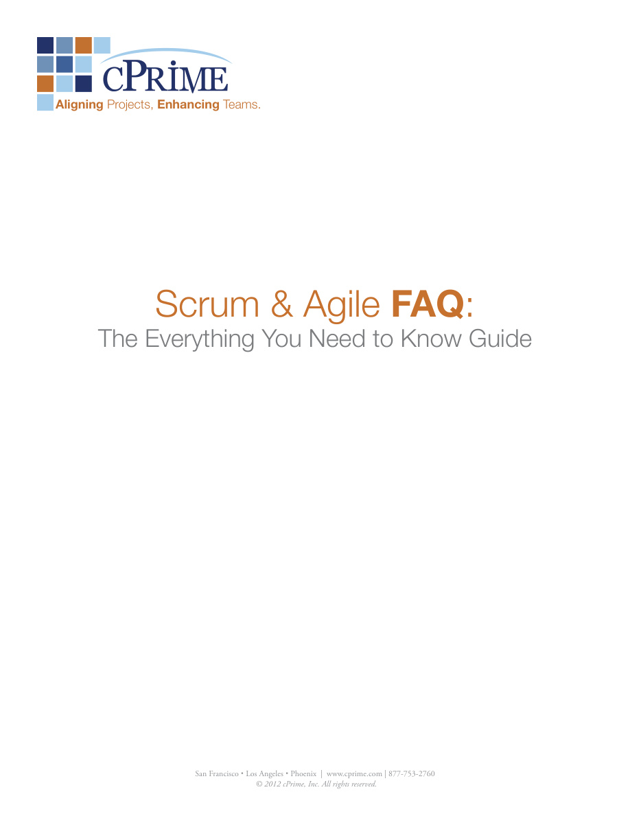 Scrum FAQ PDF – Unknown