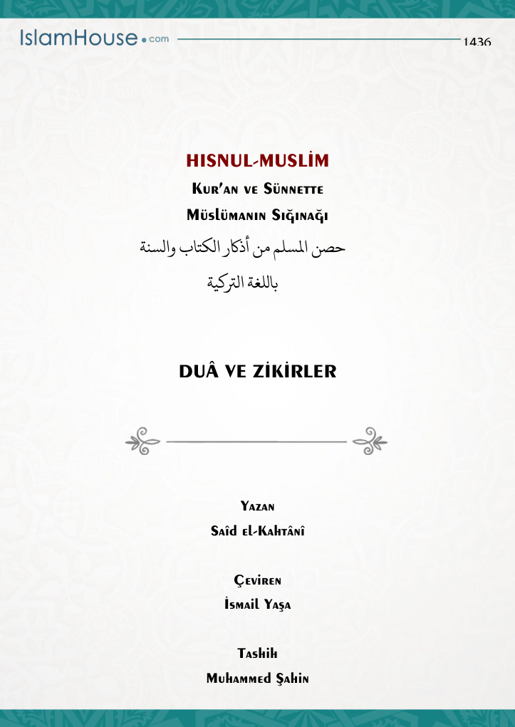 Hisnul_Muslim PDF – Kolektif / İlahiyat