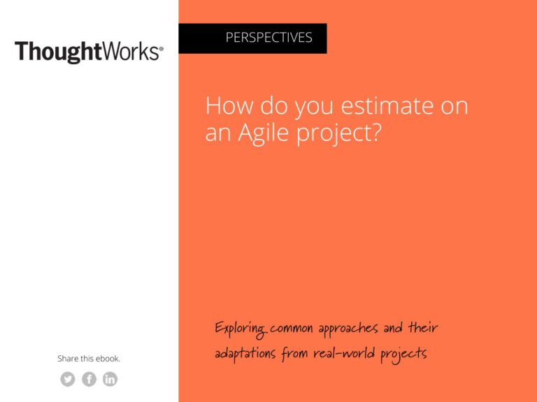 Perspectives on Estimation PDF - ThoughtWorks 1 twebook perspectives estimation 1 Kitap Kapağı