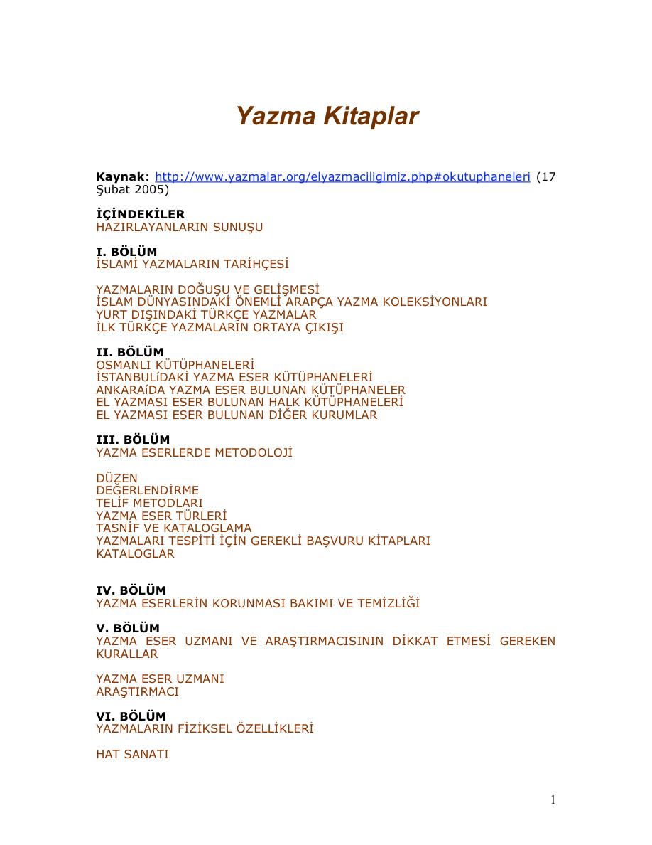 yazma_kitaplar PDF – Kolektif