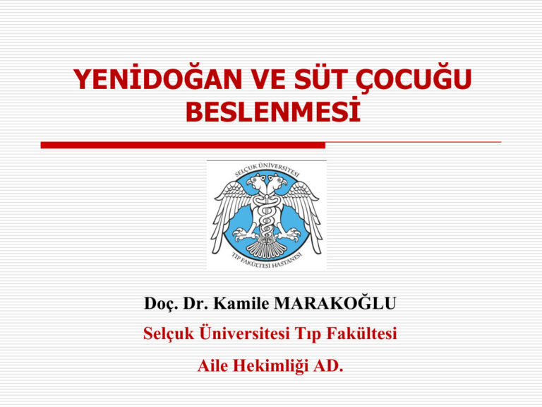 yenidogan ve sut cocugu beslenmesi Kitap Kapağı
