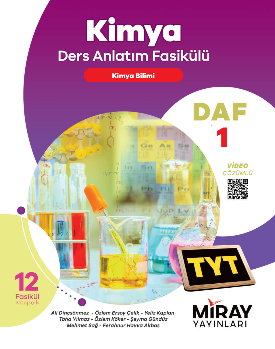 01 TYT DAF Kimya Bilimi PDF İndir – Eis Yayınları