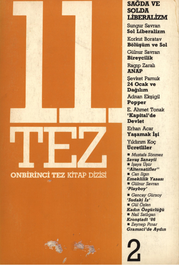 11. Tez Sayı 02 1986 Şubat PDF İndir – Kolektif