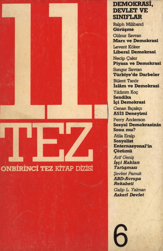 11. Tez Sayı 06 1987 Şubat PDF İndir – Kolektif