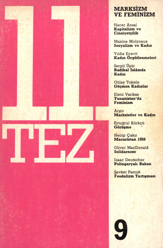 11. Tez Sayı 09 1989 Şubat PDF İndir – Kolektif