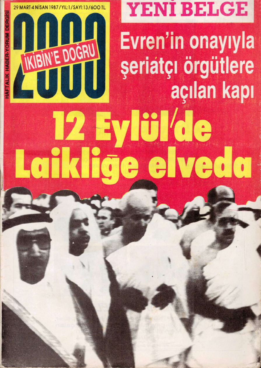 2000’e Doğru Yıl 1 Sayı 13 29 Mart 1987 PDF İndir – Kolektif