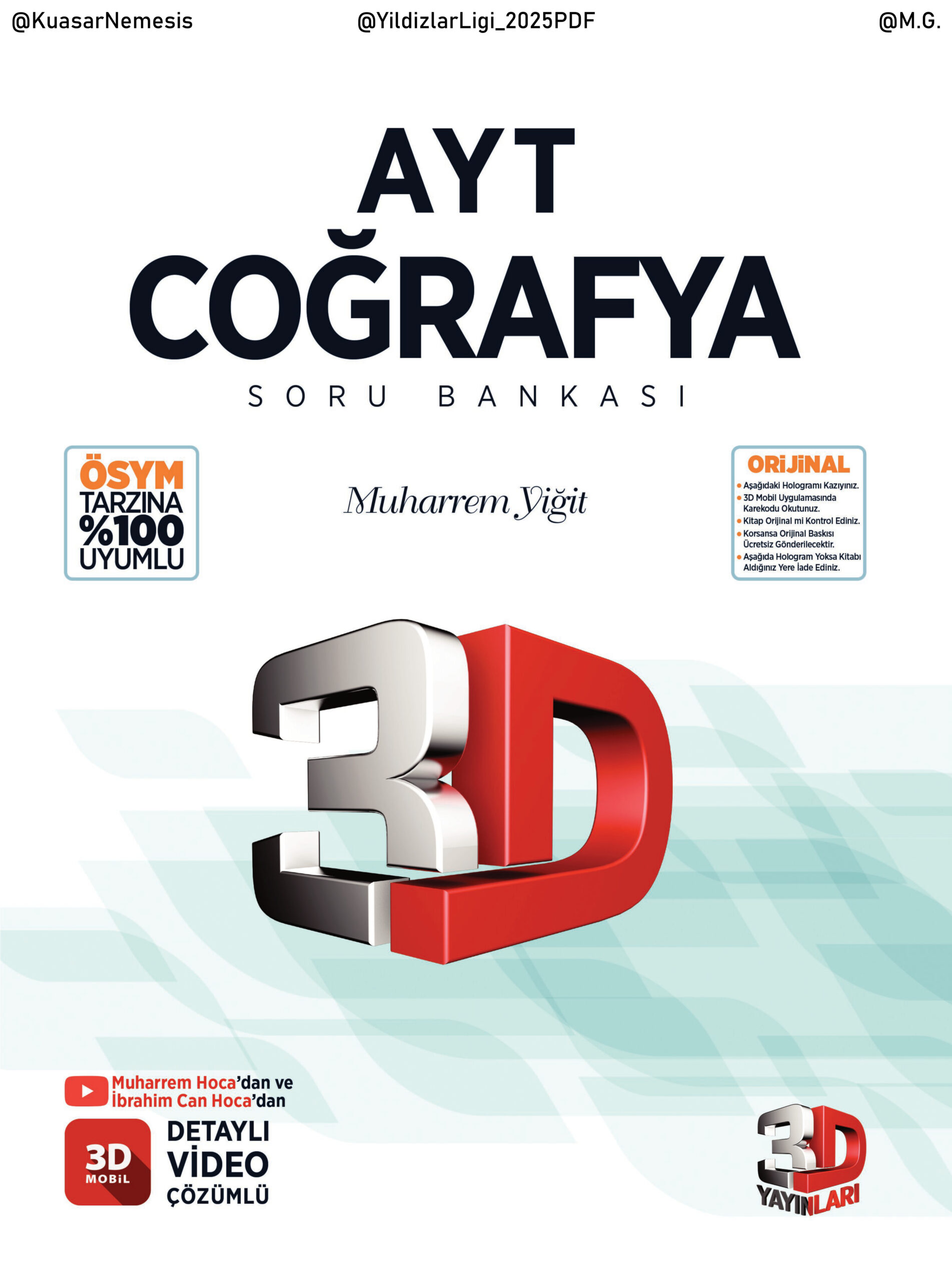 2026 3D AYT COĞRAFYA Soru Bankası PDF İndir – 3D Komisyon