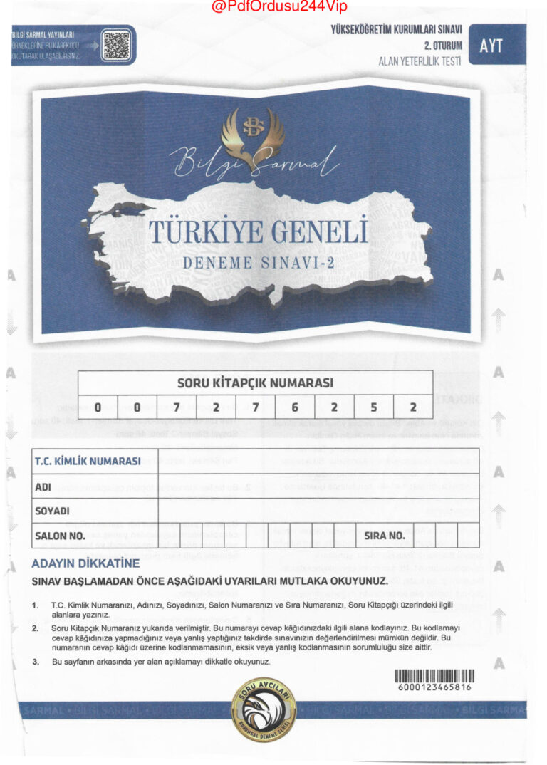 2026 BİLGİ SARMAL TG 2 AYT Kitap Kapağı