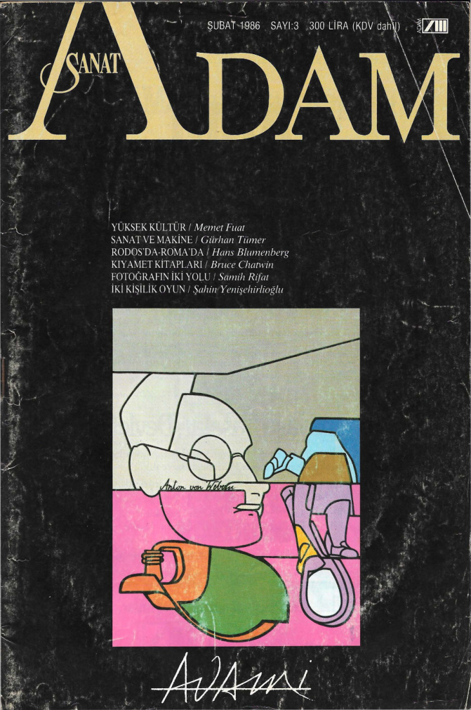 Adam Aylık Sanat Dergisi Sayı 003 Şubat 1986 PDF İndir – Kolektif