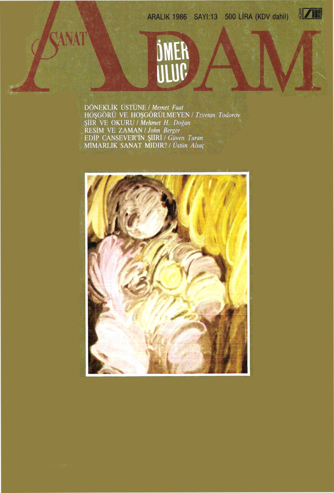 Adam Aylık Sanat Dergisi Sayı 013 Aralık 1986 PDF İndir – Kolektif