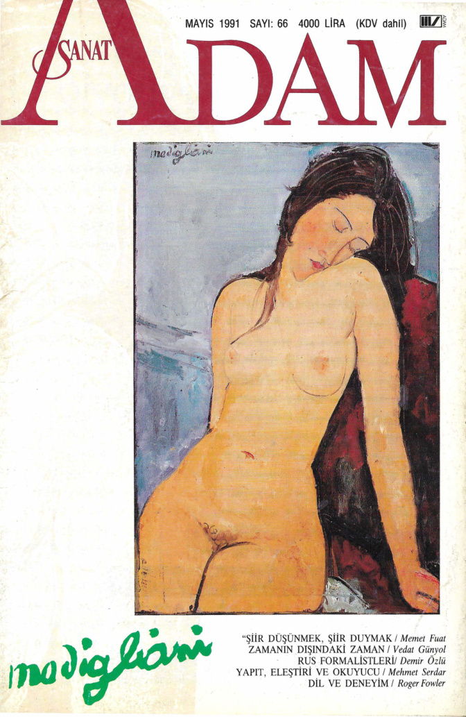 Adam Aylık Sanat Dergisi Sayı 066 Mayıs 1991 PDF İndir – Kolektif