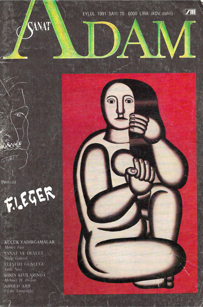 Adam Aylık Sanat Dergisi Sayı 070 Eylül 1991 PDF İndir – Kolektif