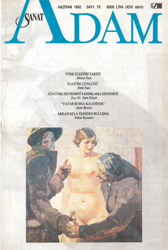 Adam Aylık Sanat Dergisi Sayı 079 Haziran 1992 PDF İndir – Kolektif