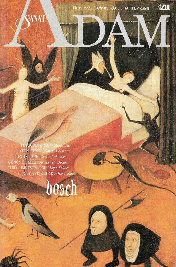 Adam Aylık Sanat Dergisi Sayı 083 Ekim 1992 PDF İndir – Kolektif