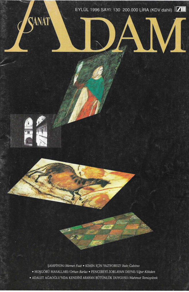 Adam Aylık Sanat Dergisi Sayı 130 Eylül 1996 PDF İndir – Kolektif