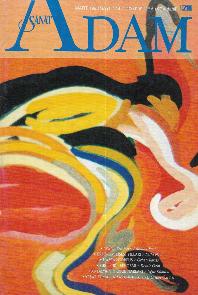 Adam Aylık Sanat Dergisi Sayı 148 Mart 1998 PDF İndir – Kolektif