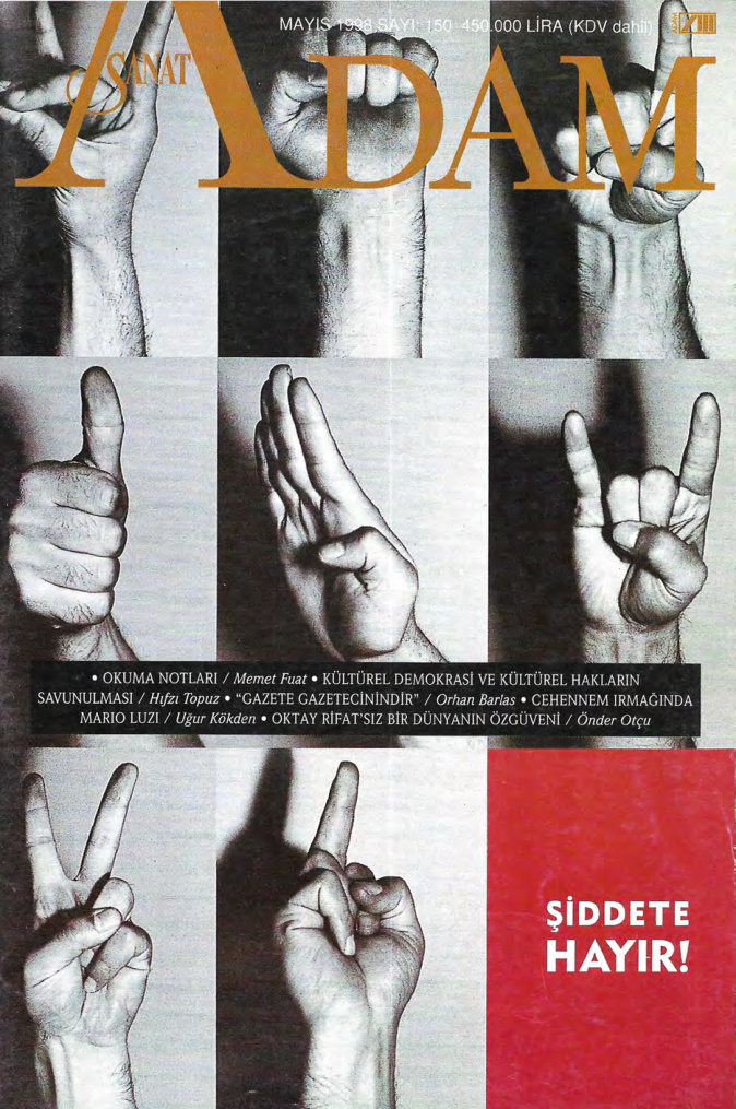 Adam Aylık Sanat Dergisi Sayı 150 Mayıs 1998 PDF İndir – Kolektif