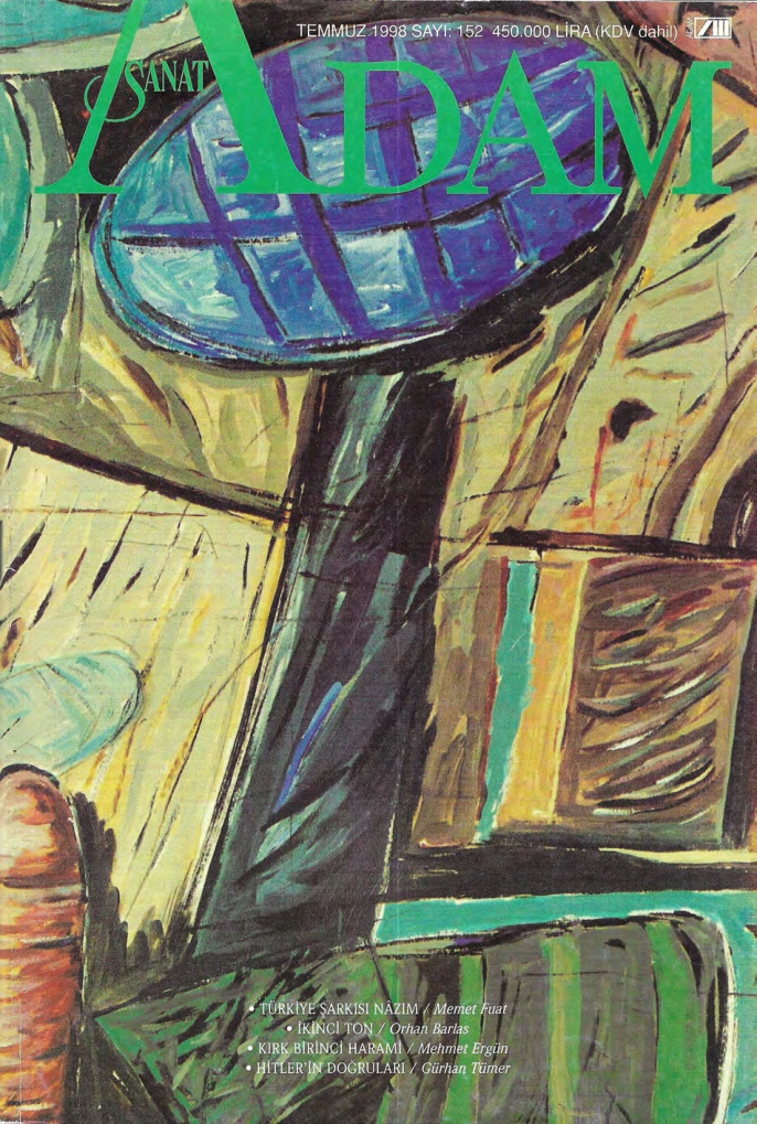 Adam Aylık Sanat Dergisi Sayı 152 Temmuz 1998 PDF İndir – Kolektif