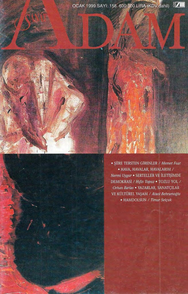 Adam Aylık Sanat Dergisi Sayı 158 Ocak 1999 PDF İndir – Kolektif