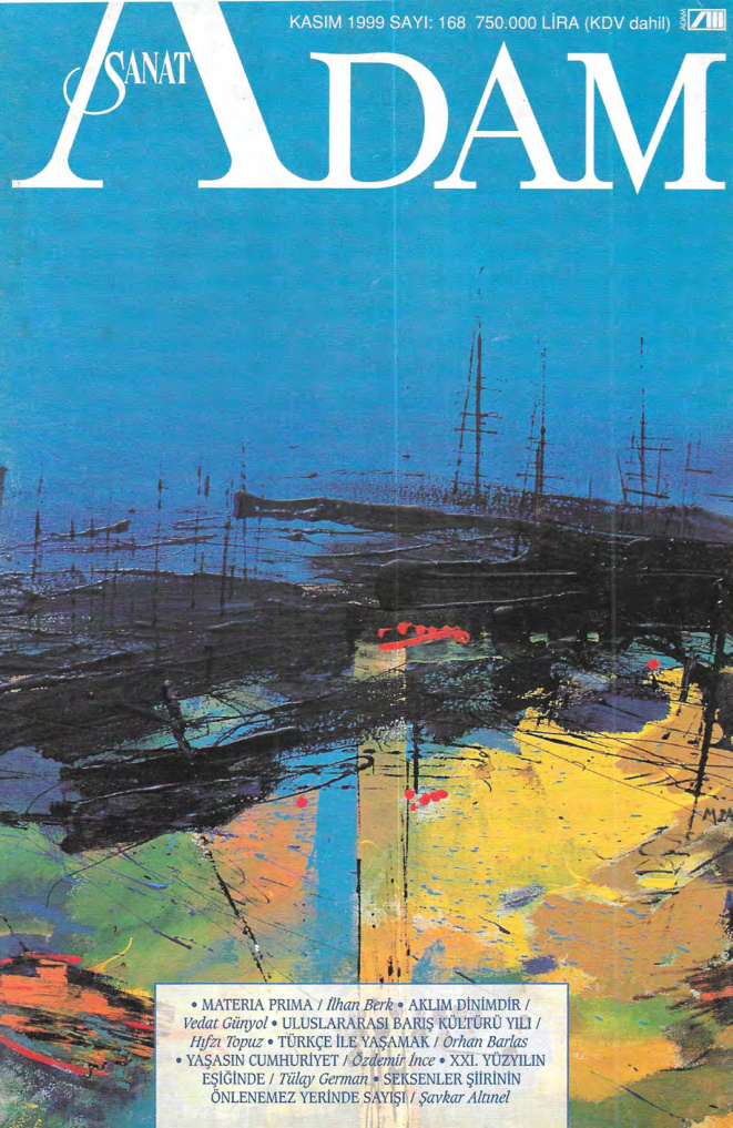 Adam Aylık Sanat Dergisi Sayı 168 Kasım 1999 PDF İndir – Kolektif
