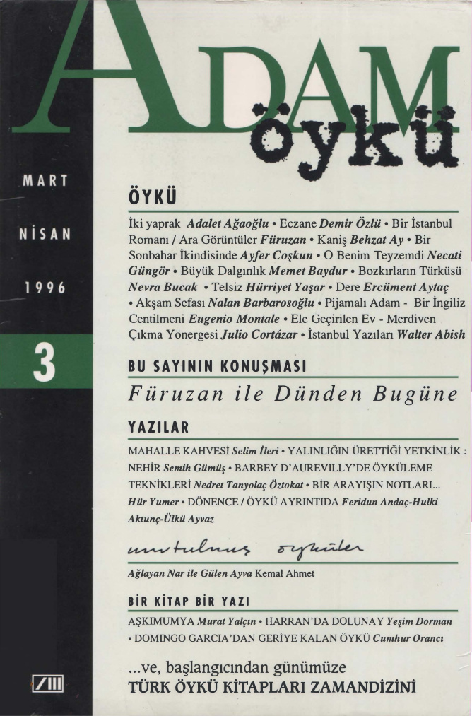 Adam Öykü Sayı 03 Mart-Nisan 1996 PDF İndir – Kolektif