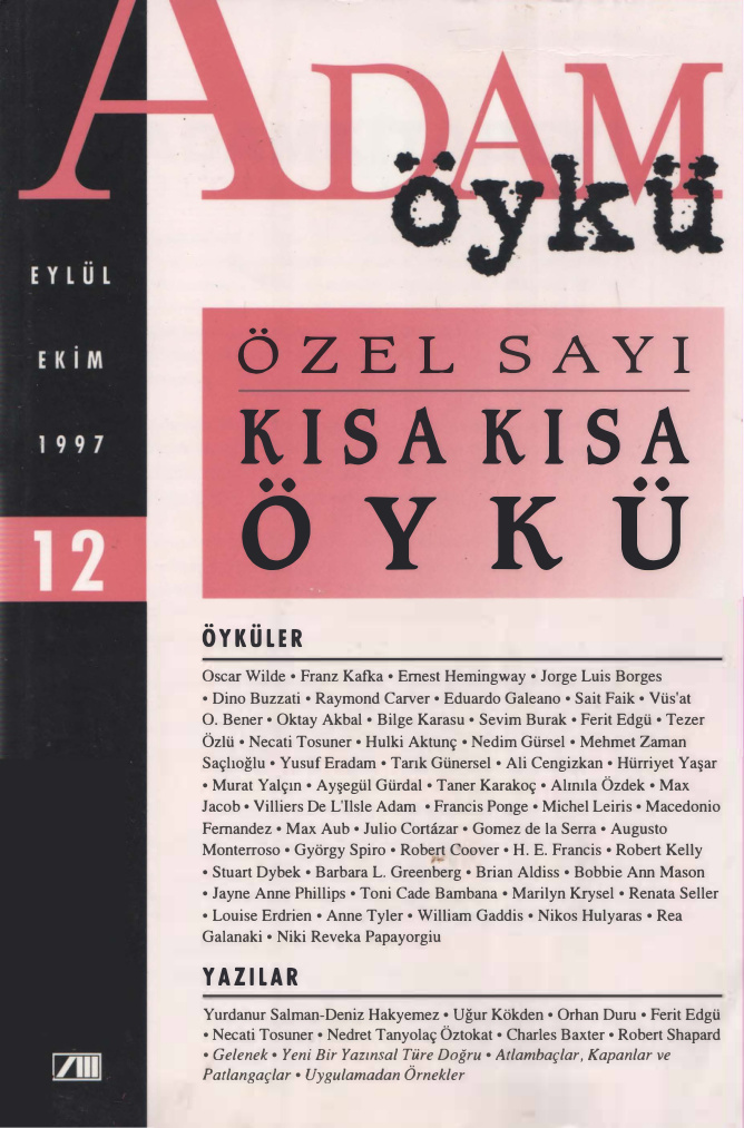 Adam Öykü Sayı 12 Eylül-Ekim 1997 PDF İndir – Kolektif