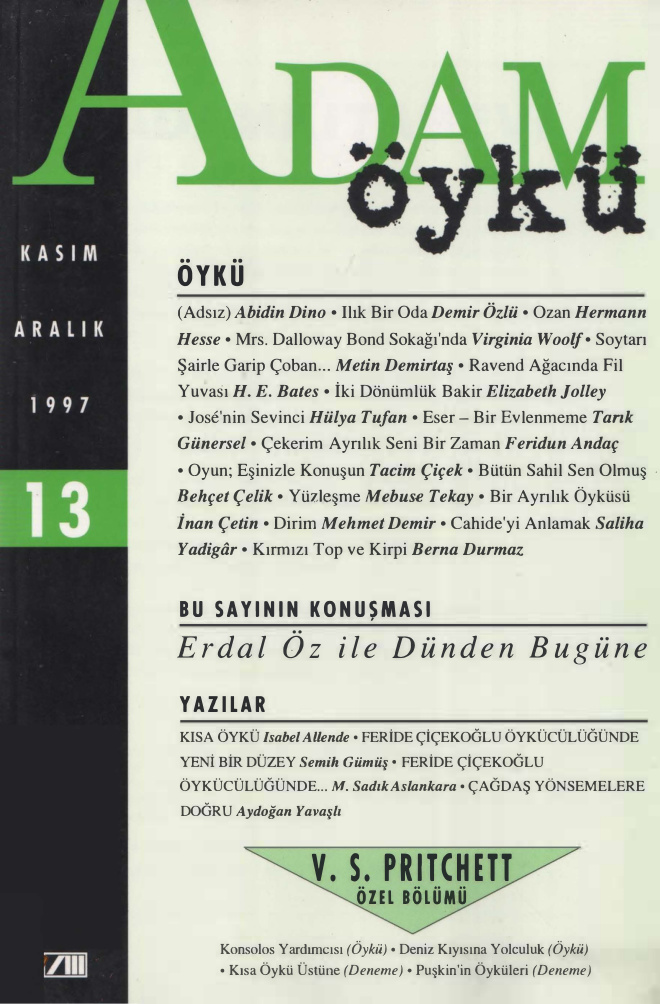 Adam Öykü Sayı 13 Kasım-Aralık 1997 PDF İndir – Kolektif