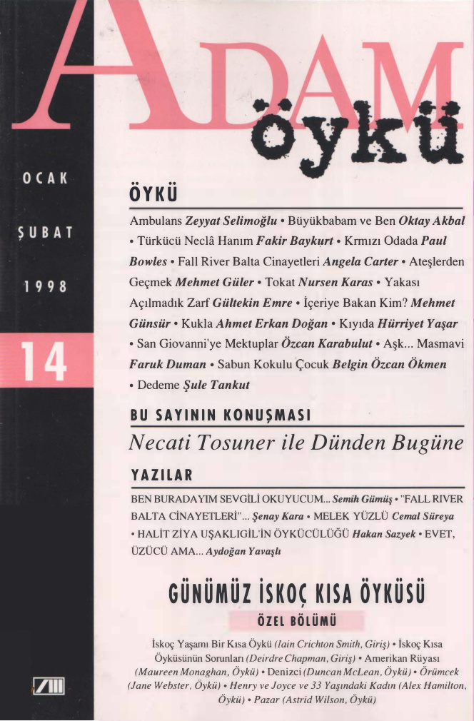 Adam Öykü Sayı 14 Ocak-Şubat 1998 PDF İndir – Kolektif