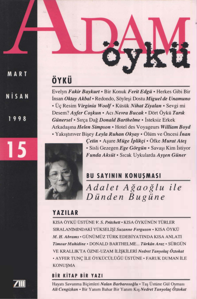 Adam Öykü Sayı 15 Mart-Nisan 1998 PDF İndir – Kolektif