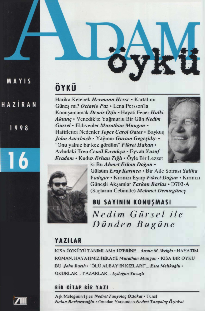 Adam Öykü Sayı 16 Mayıs-Haziran 1998 PDF İndir – Kolektif