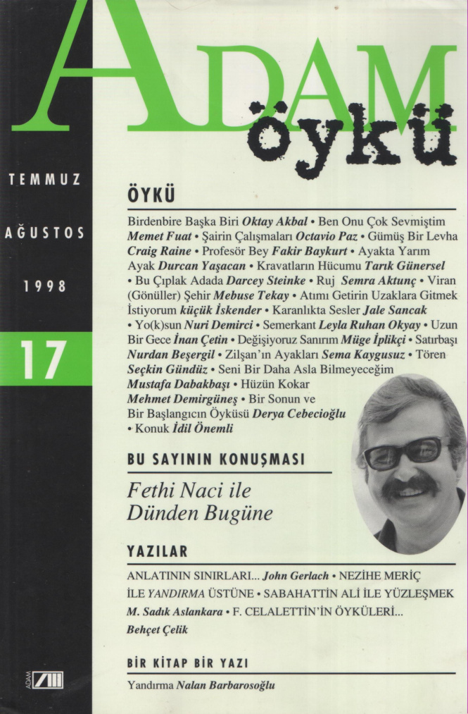 Adam Öykü Sayı 17 Temmuz-Ağustos 1998 PDF İndir – Kolektif