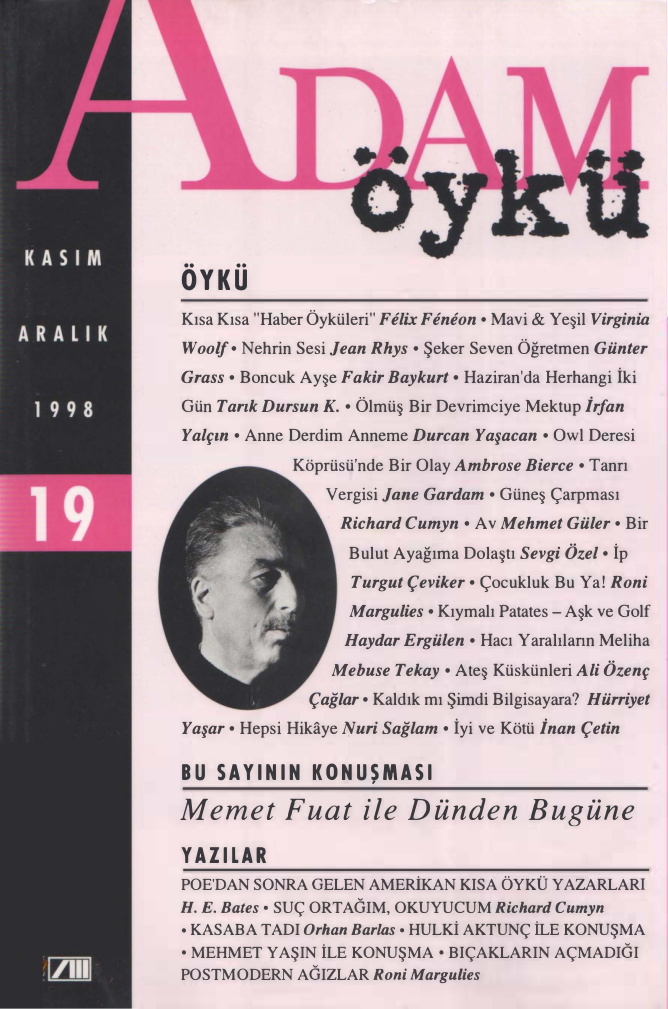 Adam Öykü Sayı 19 Kasım-Aralık 1998 PDF İndir – Kolektif