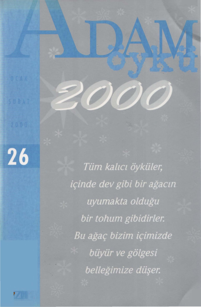 Adam Öykü Sayı 26 Ocak-Şubat 2000 PDF İndir – Kolektif