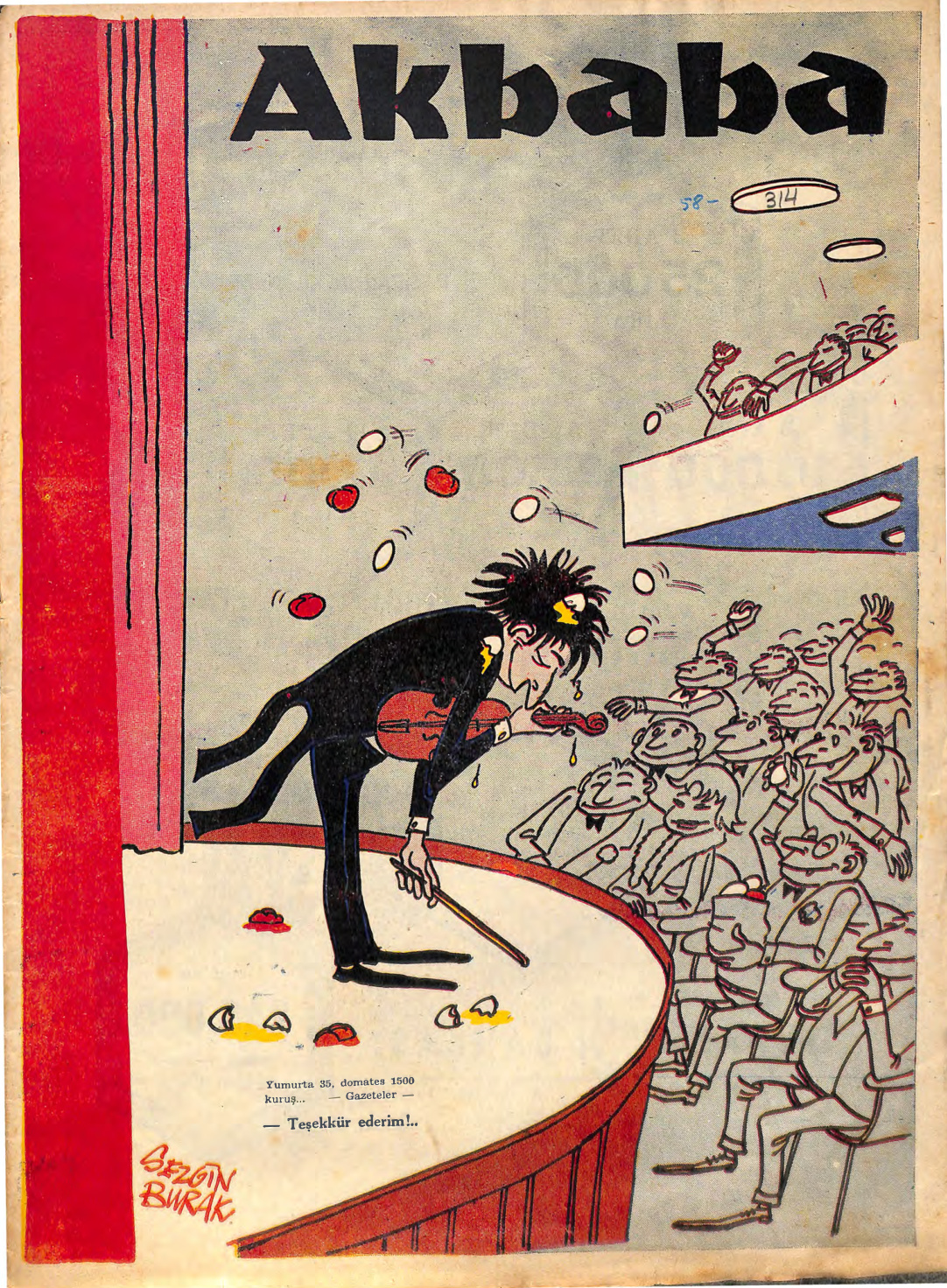 Akbaba 1958 Sayı 314 PDF İndir – Yusuf Ziya Ortaç