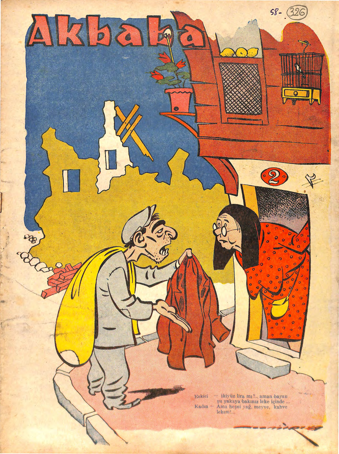 Akbaba 1958 Sayı 326 PDF İndir – Yusuf Ziya Ortaç