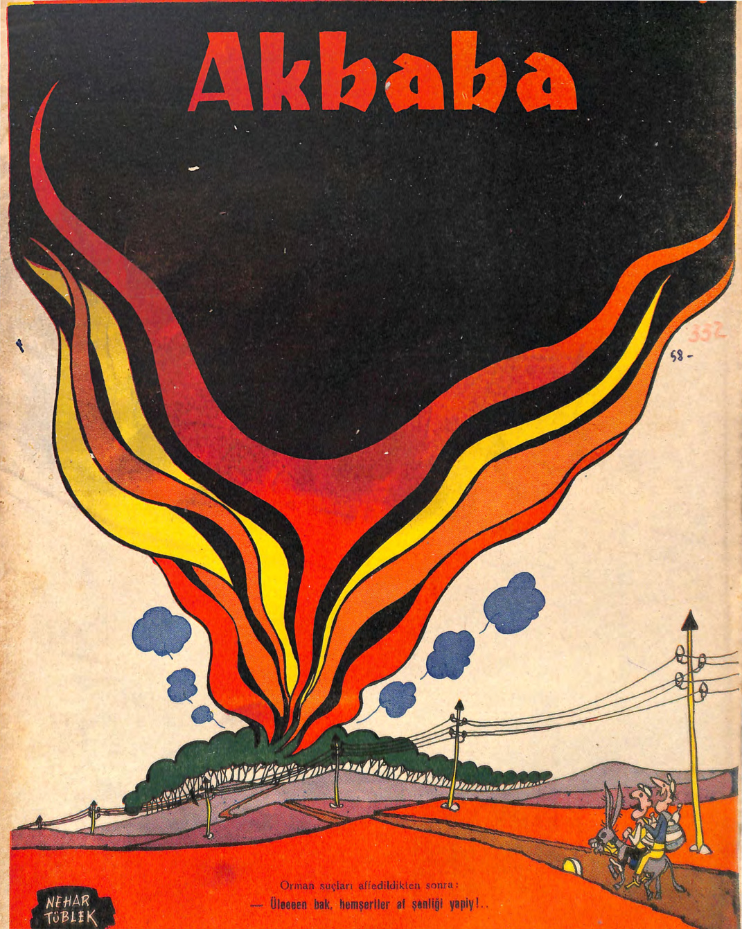 Akbaba 1958 Sayı 332 PDF İndir – Yusuf Ziya Ortaç