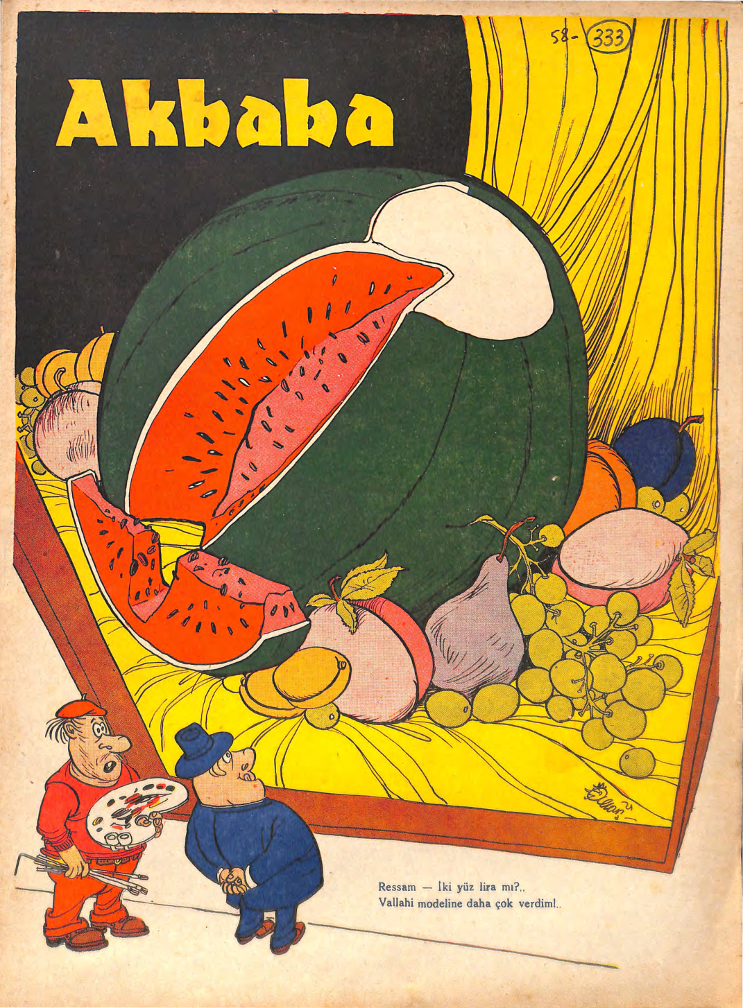 Akbaba 1958 Sayı 333 PDF İndir – Yusuf Ziya Ortaç