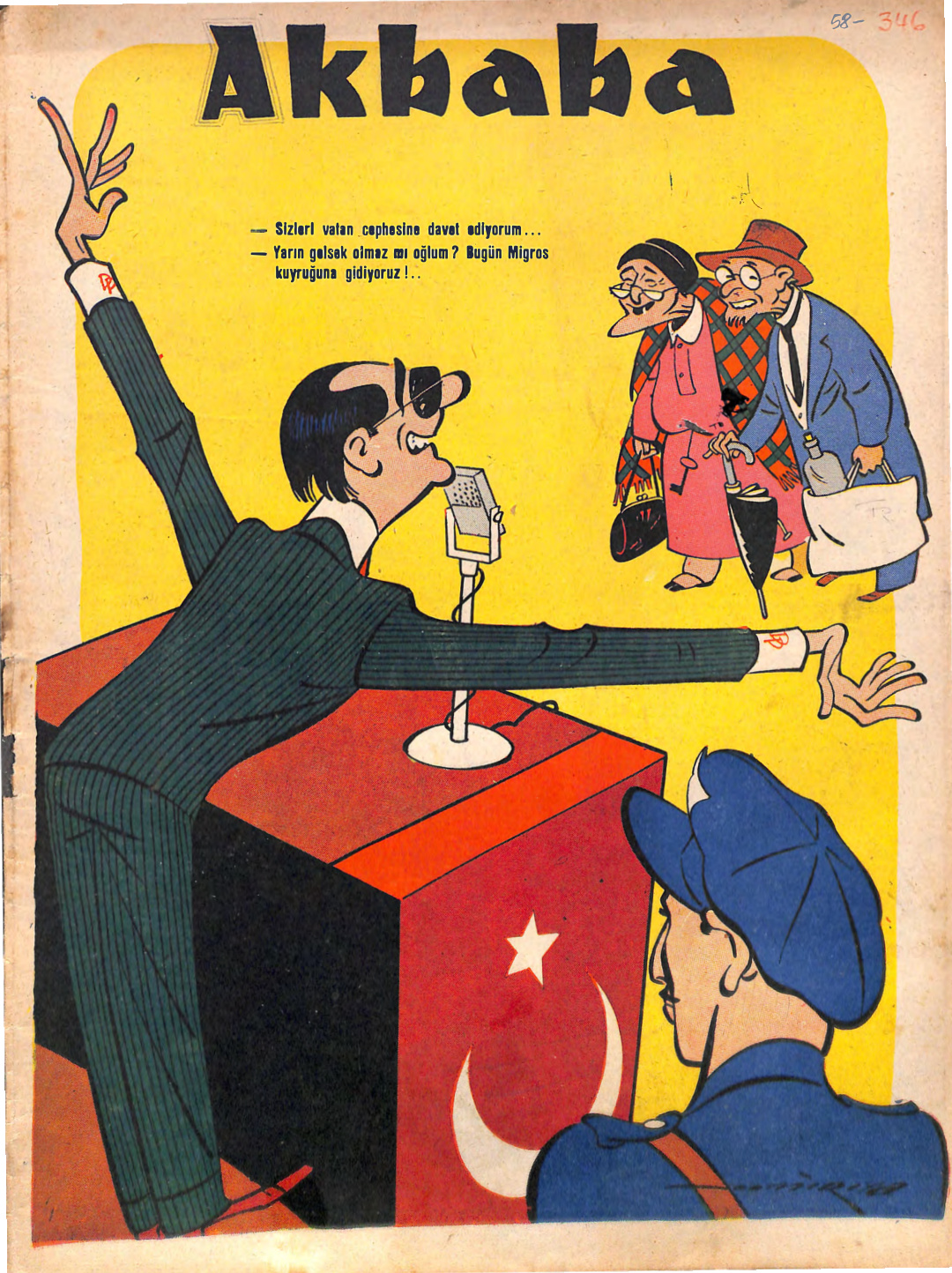 Akbaba 1958 Sayı 346 PDF İndir – Yusuf Ziya Ortaç